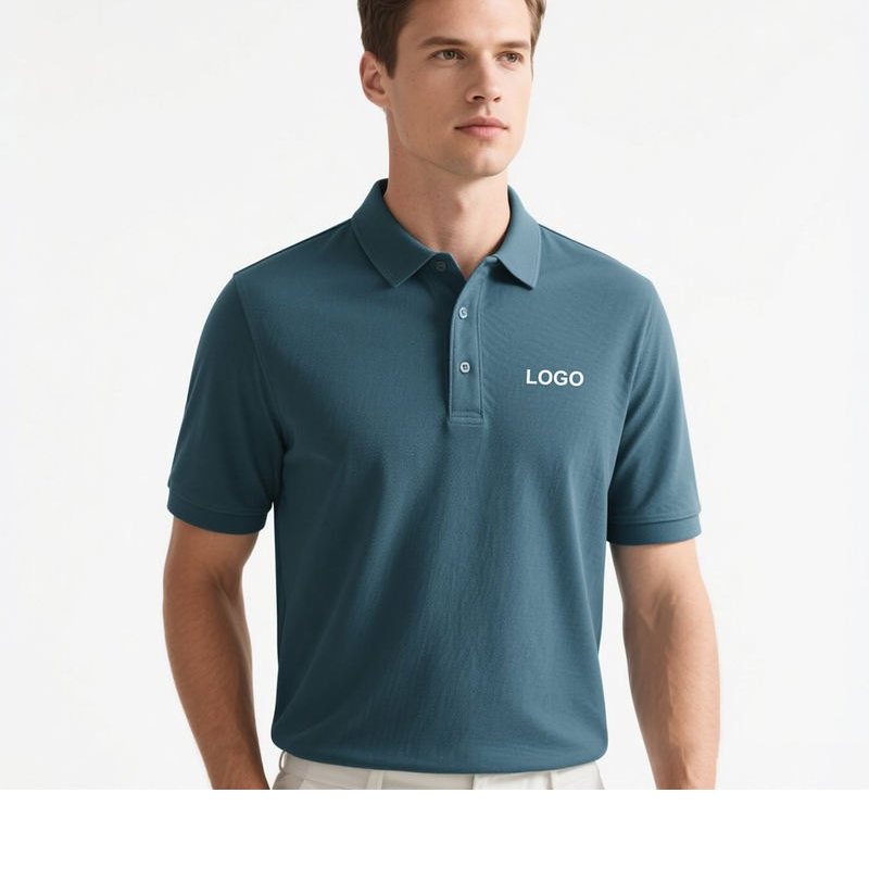 Golf polo production sample