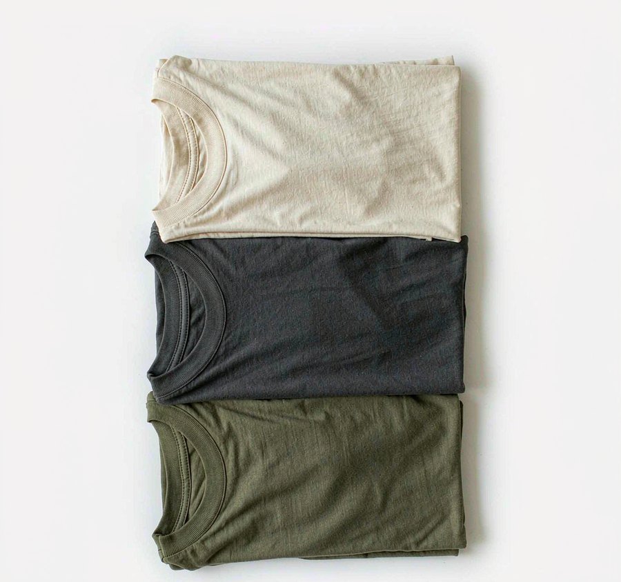 Heavyweight t-shirt production sample